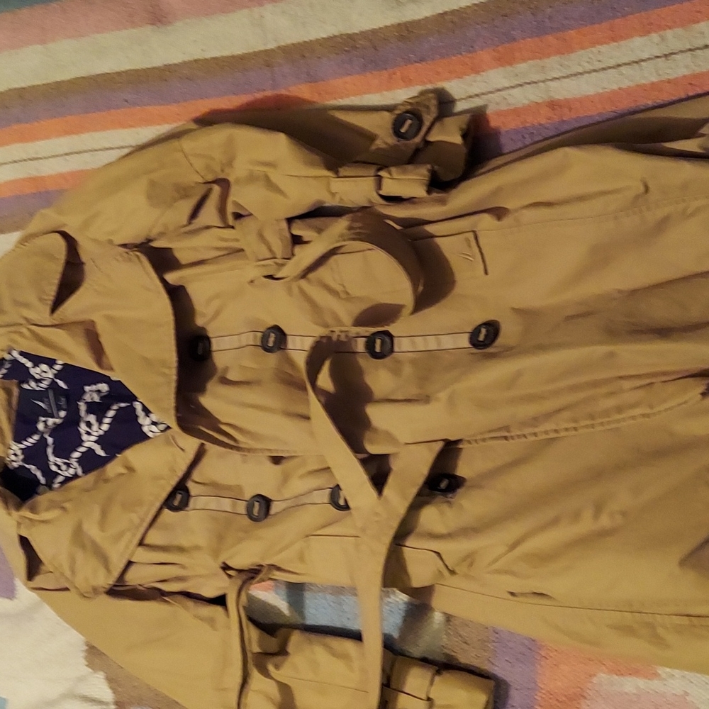 Nautica Trench Coat Size Large with Measurements EUC